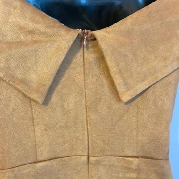 Fashion Nova Maryland Suede Romper in Camel color size M - Picture 16 of 16